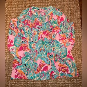 Medium Lilly Pulitzer Peel and Eat Elsa Top